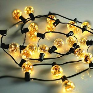 33ft LED copper bulb string lights